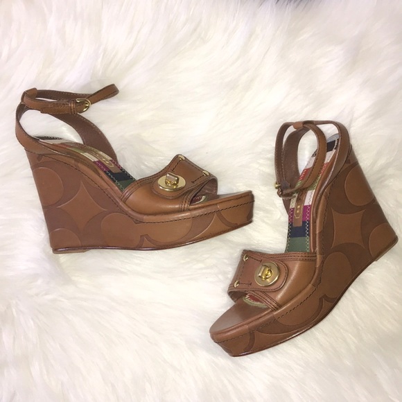 Coach Legacy wedge sandals - Picture 3 of 6